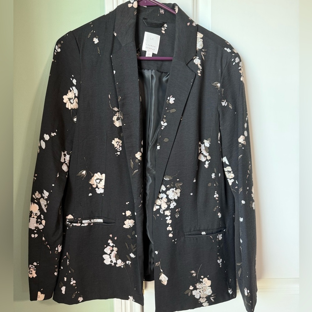 LC Lauren Conrad Floral Blazer